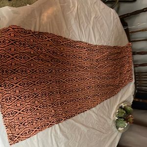 Tribal print long summer dress